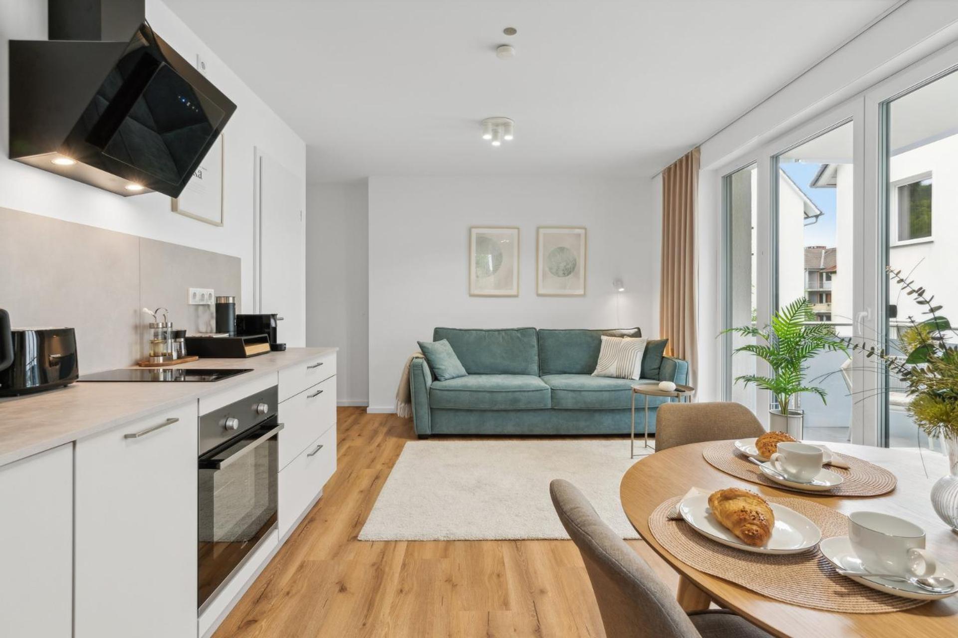 Deluxe Apartment In Bielefeld City Mit Parkplatz Und Balkon 外观 照片