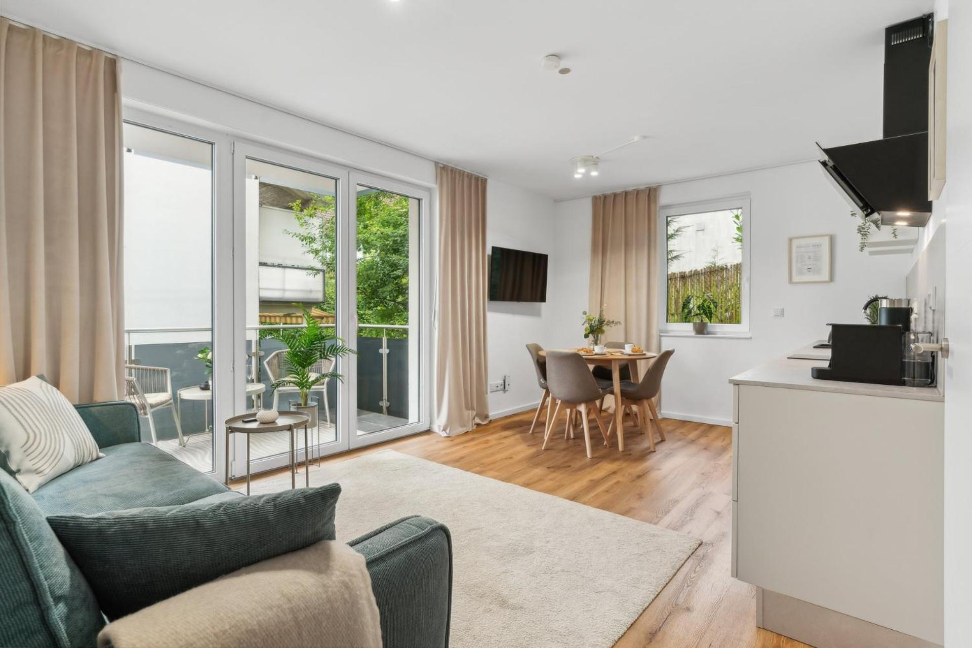 Deluxe Apartment In Bielefeld City Mit Parkplatz Und Balkon 外观 照片