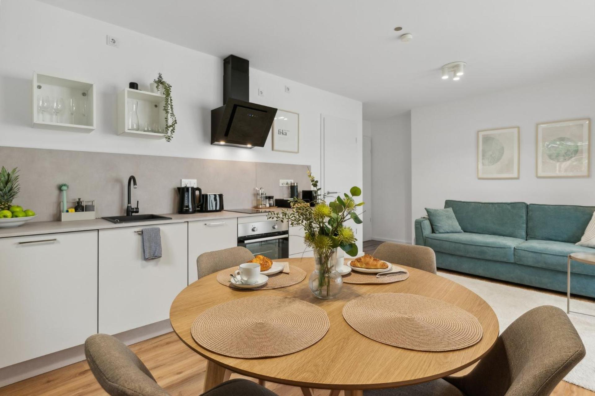 Deluxe Apartment In Bielefeld City Mit Parkplatz Und Balkon 外观 照片